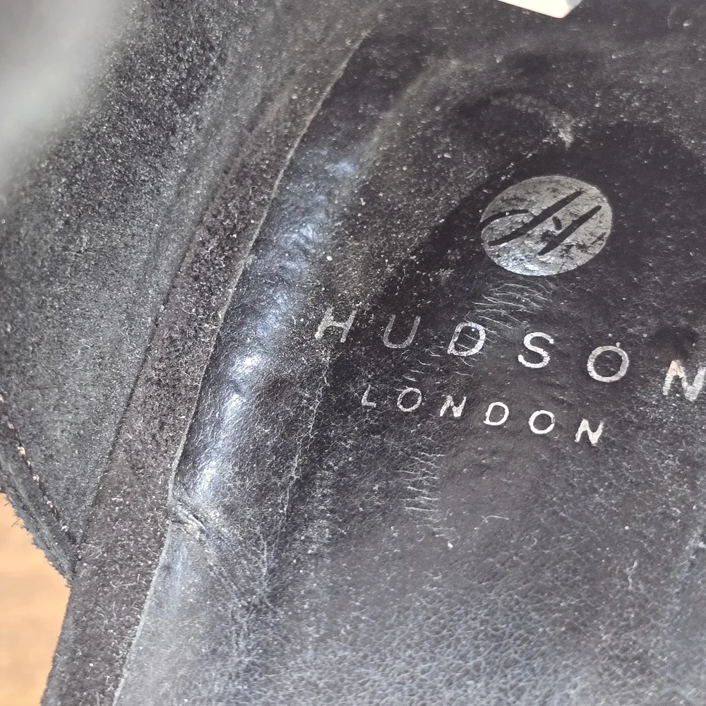 Hudson London Made In Portugal Nena Suede Heels Women's Size 8US/EUR 39